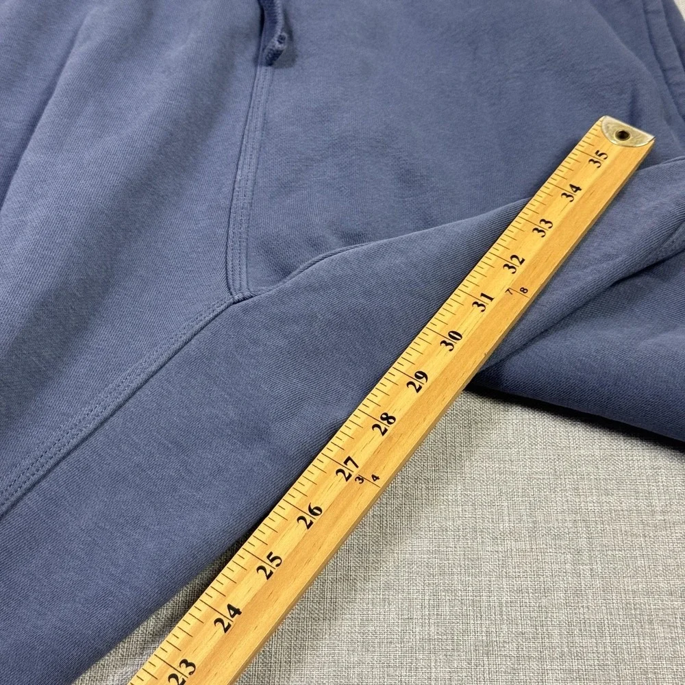 Nike Sweatpants Mens L Blue Fleece Jogger Drawstring Pockets‎ Swoosh 31in